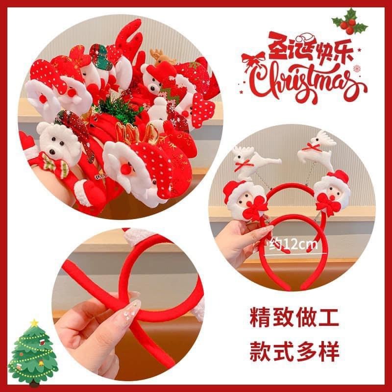 Bờm noel cho bé trai bé gái, phụ kiện bờm kẹp tóc cho bé gái