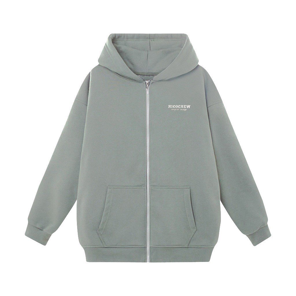 Áo Hoodie nỉ khoá kéo Rico M12