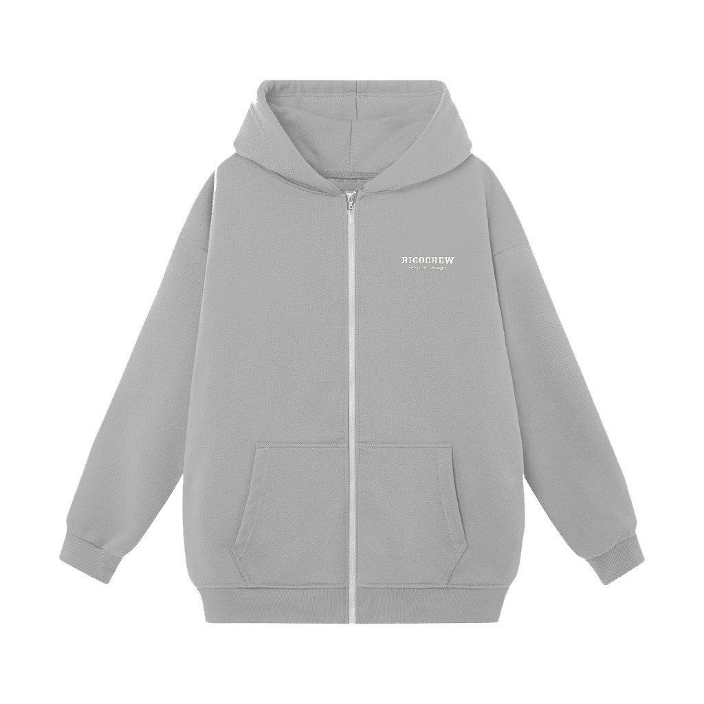 Áo Hoodie nỉ khoá kéo Rico M12