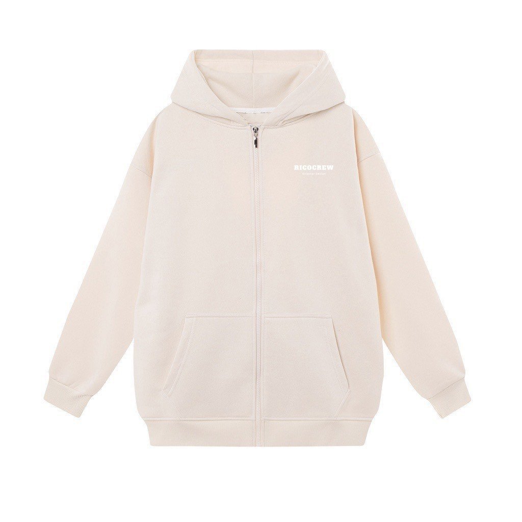 Áo Hoodie nỉ khoá kéo Rico M12