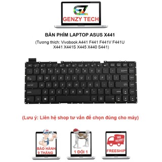 Bàn phím asus x441 x441s x441sa x441sc x441n x441na - bàn phím laptop asus x441 bảo hành 12 tháng - genzy tech