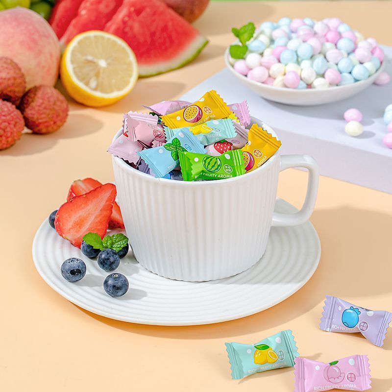 Kẹo ngậm thơm mát mix vị trái cây gói 100gr