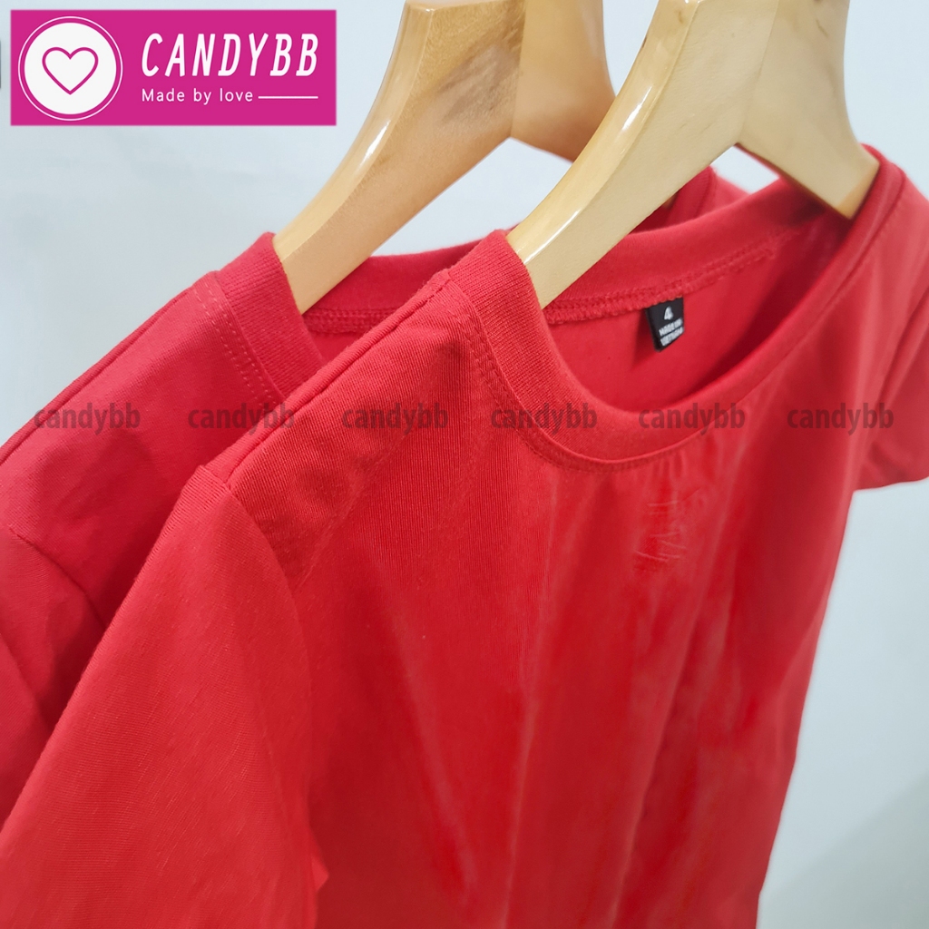 Áo thun trơn nhiều màu từ 10-77kg, áo phông cộc tay cổ tròn basic thun mềm mịn, thoải mái