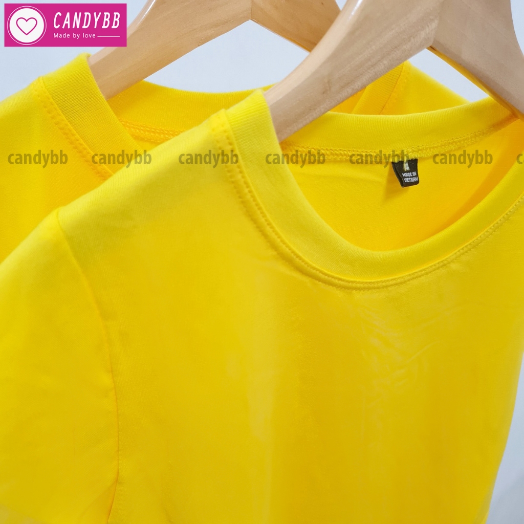 Áo thun trơn nhiều màu từ 10-77kg, áo phông cộc tay cổ tròn basic thun mềm mịn, thoải mái