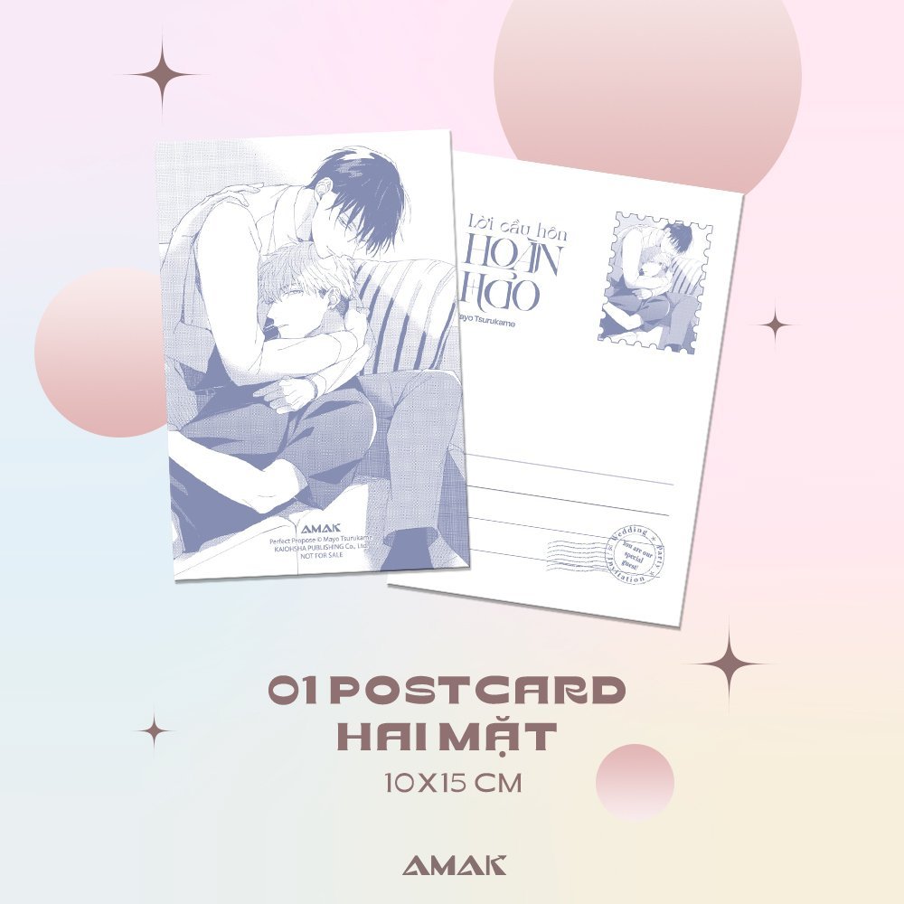 Truyện tranh Lời cầu hôn hoàn hảo - Tặng kèm Bookmark + Postcard  - Boys Love - AMAK