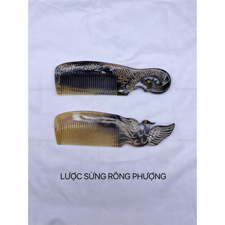 Lược Sừng Trâu Cao Cấp Hình Rồng Phượng Giá Rẻ Tại Xưởng Tphcm Hàng Loại 1 Xuất Nhật