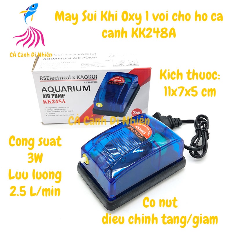 Máy sủi oxy QuanLong dành cho hồ cá cảnh