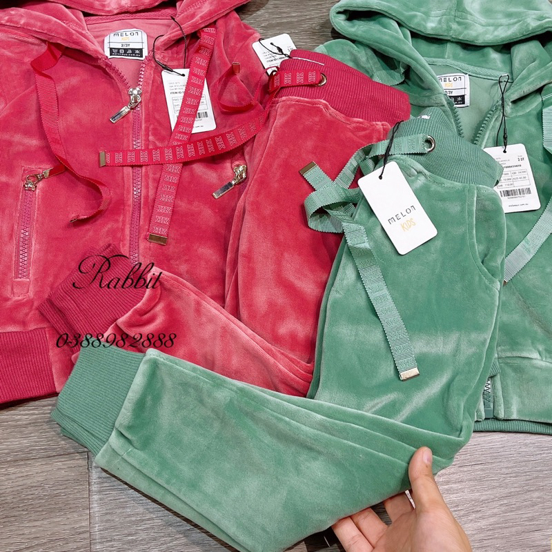 Bộ nhung dày Melon - HÀNG SALE KHÔNG ĐỔI TRẢ