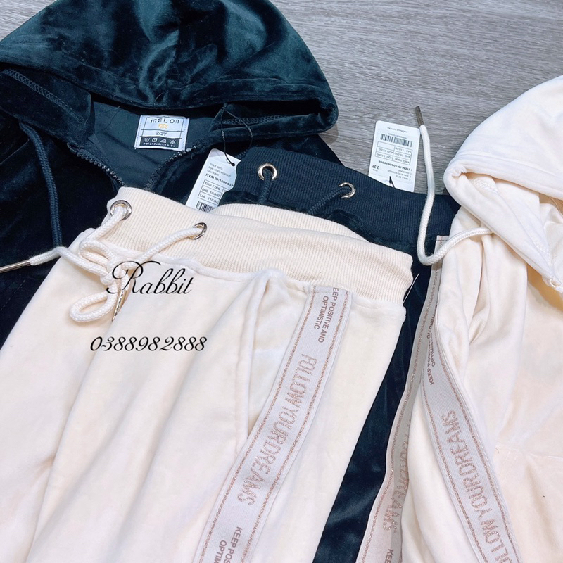 Bộ nhung dày Melon - HÀNG SALE KHÔNG ĐỔI TRẢ