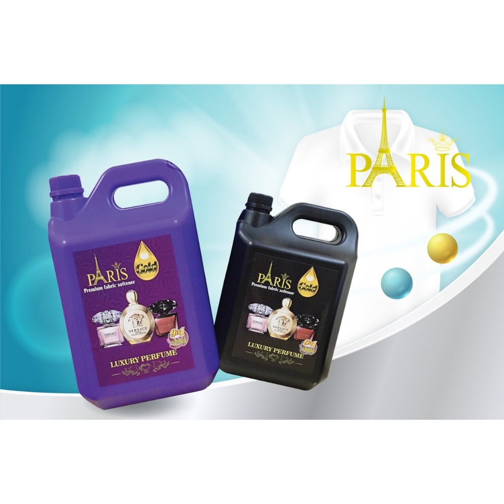 Nước Giặt Xả Paris Hương Nước Hoa 5000ml, Nước Giặt Paris, Không Hoá Chất, An Toàn Cho Da, Tẩy Siêu Sạch