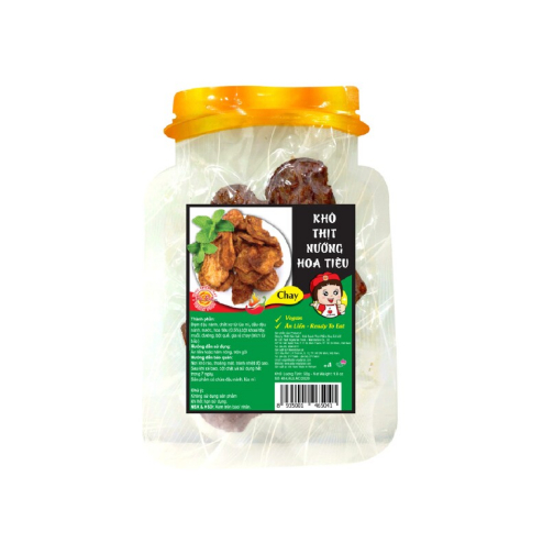 Khô Thịt Nướng Hoa Tiêu Chay Âu Lạc 50g