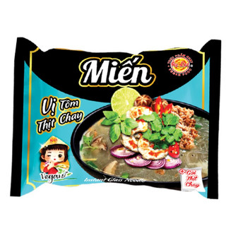Miến vị tôm thịt chay âu lạc 62g gói