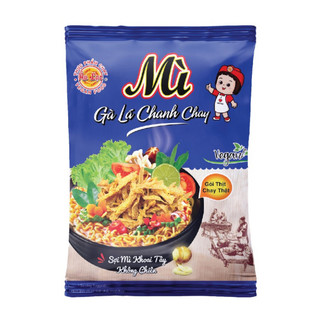 Mì gà lá chanh chay âu lạc 72g gói