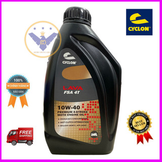 Dầu nhớt xe máy cao cấp Cyclon FSA 4T 10W-40 lon 800ml - nhập khẩu Châu Âu