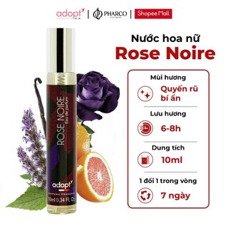 Nước hoa nữ mini ADOPT' Rose Noire EDP 10ml chính hãng Pháp thơm lâu Quyến Rũ Ngọt Ngào Sang Trọng