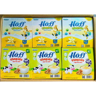 HOFF - VÁNG SỮA HOFF VỊ VANI, ÓC CHÓ, SỮA NON, HẠT DẺ (Lốc 4 hộp x 55g)
