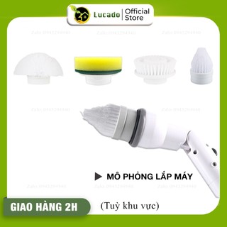 Bộ 4 Đầu Cọ Chổi Cọ Nhà Vệ Sinh Không Dây Đa Năng JESOPB