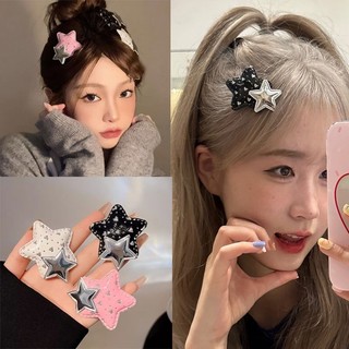 🧚🏻Ganten🧚🏻 ⭐️Kẹp tóc Y2K Ngôi Sao cute Bling Bling kiểu dáng đáng yêu, kẹp bấm Hairclip lấp lánh phong cách Nhật Bản