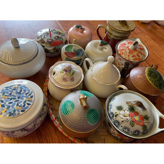Ấm/HŨ/gốm Nhật bãi /đựng đồ uống-chè khô-kẹo-nho-đường/decor/tuỳ khách sáng tạo