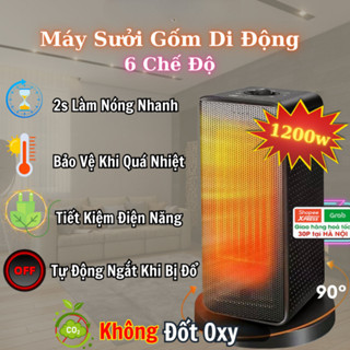 Quạt sưởi ấm chân và tay tốt như đèn sưởi cho trẻ em, người già, nhà tắm, ô tô, phòng ngủ chống khô da, làm ấm nhanh