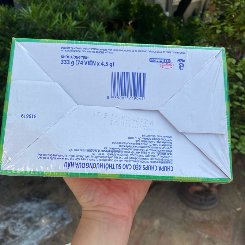 Nửa hộp 37 Viên Kẹo Cao Su thổi Chuppachup hương dưa hấu
