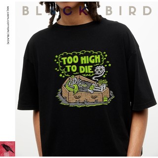 [280g] Áo Thun Too high to die - Streetwear Unisex áo thun dày dặn cao cấp - Form rộng