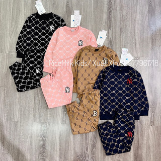 Bộ nỉ MLB basic thêu nổi