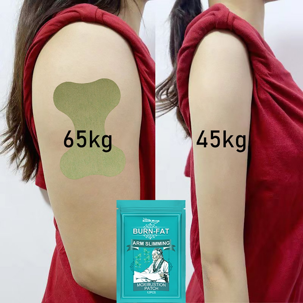 1 hộp 12 viên-giảm mỡ bụng Miếng dán giảm béo cánh tay Miếng Dán Giảm Cân Thảo Dược Làm Thon Gọn Cơ Thể Hiệu Quả