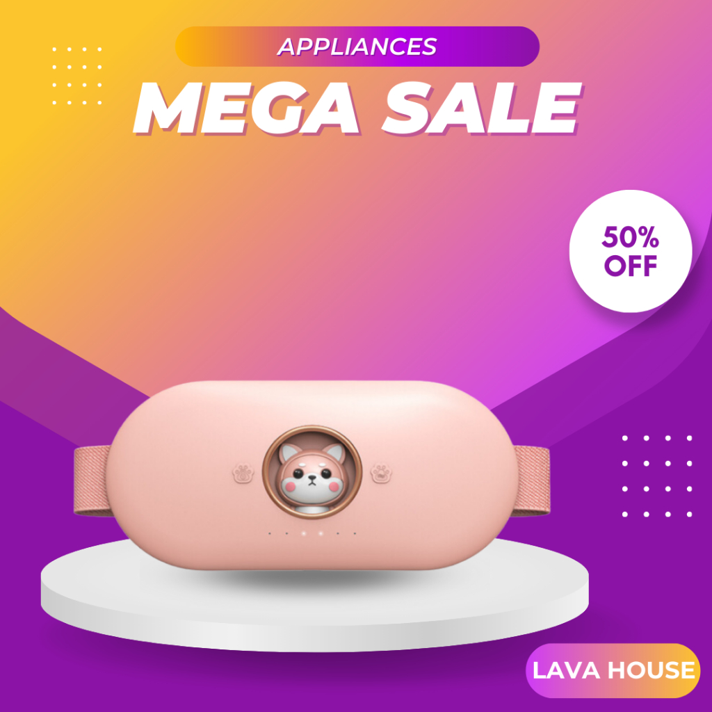 Massage Làm Ấm Bụng Giảm Đau Bụng Đau Lưng Cho Phụ Nữ Đến Kì,Chườm Nóng Giảm Đau Bụng Kinh Đai đeo thắt lưng