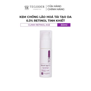  Kem chống lão hoá tái tạo da 0,3% retinol tinh khiết Tegoder Clinik-Retinol age 30ML 0801.1