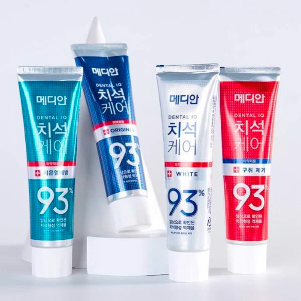 Kem Đánh Răng MEDIAN DENTAL IQ 93% Hàn Quốc 120g Trắng Răng Sáng Bóng