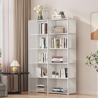Kệ Sách Lắp Ghép Tiện Lợi Có Rèm Che Thẩm Mỹ