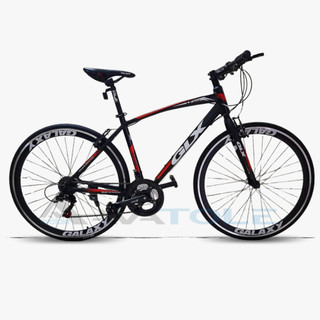 Xe đạp đường trường GALAXY LP300, Khung Sườn Hợp Kim Nhôm, Bộ truyền động SHIMANO, Vòng bánh 700X28C, Màu Trắng Đỏ Đen