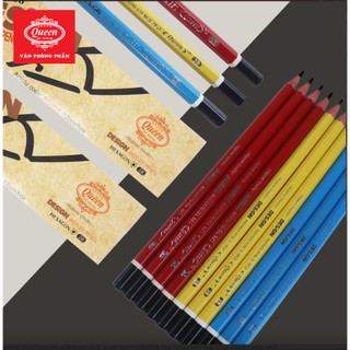 Bút chì Queen 2B Designer Partner PC-951 hàng chính hãng