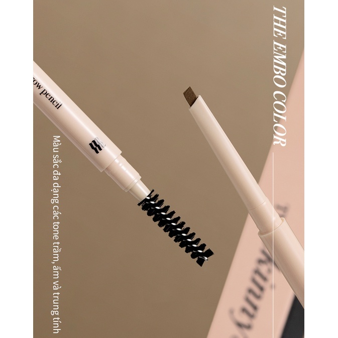 [HB GIFT] [Hàng tặng không bán] Merzy The Skinny Embo Brow Pencil #SB3 Ash Brown