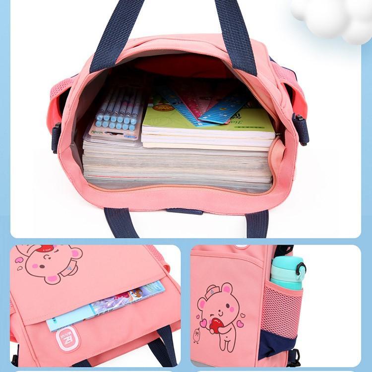 Túi Học Thêm Cho Bé, Đeo Chéo Và Đeo Balo Đựng Đồ Dùng Sách Vở Phù Hợp Cho Bé Cấp 1