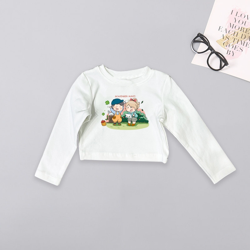 Áo Croptop Dài Tay Bé Gái BabyBoo Vải Zip In Hình Dễ Thương, Mềm Mịn, Sành Điệu - PiBo Store