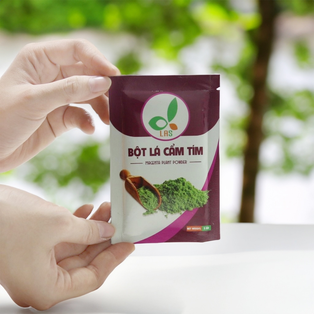 Bột lá cẩm tím - Gói 5gr túi lọc siêu tiện lợi | LAS Việt Nam
