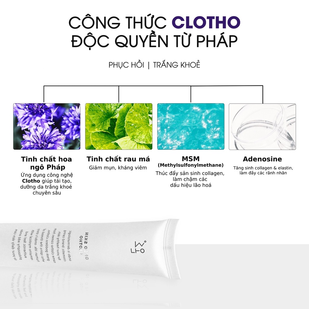 MUA 1 TẶNG 1 - Kem Dưỡng Mắt Ngăn Ngừa Lão Hoá Ondo Skin Clotho Eye Cream 35ml