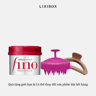 Combo lược gội đầu lixibox, kem ủ tóc, kẹp tóc