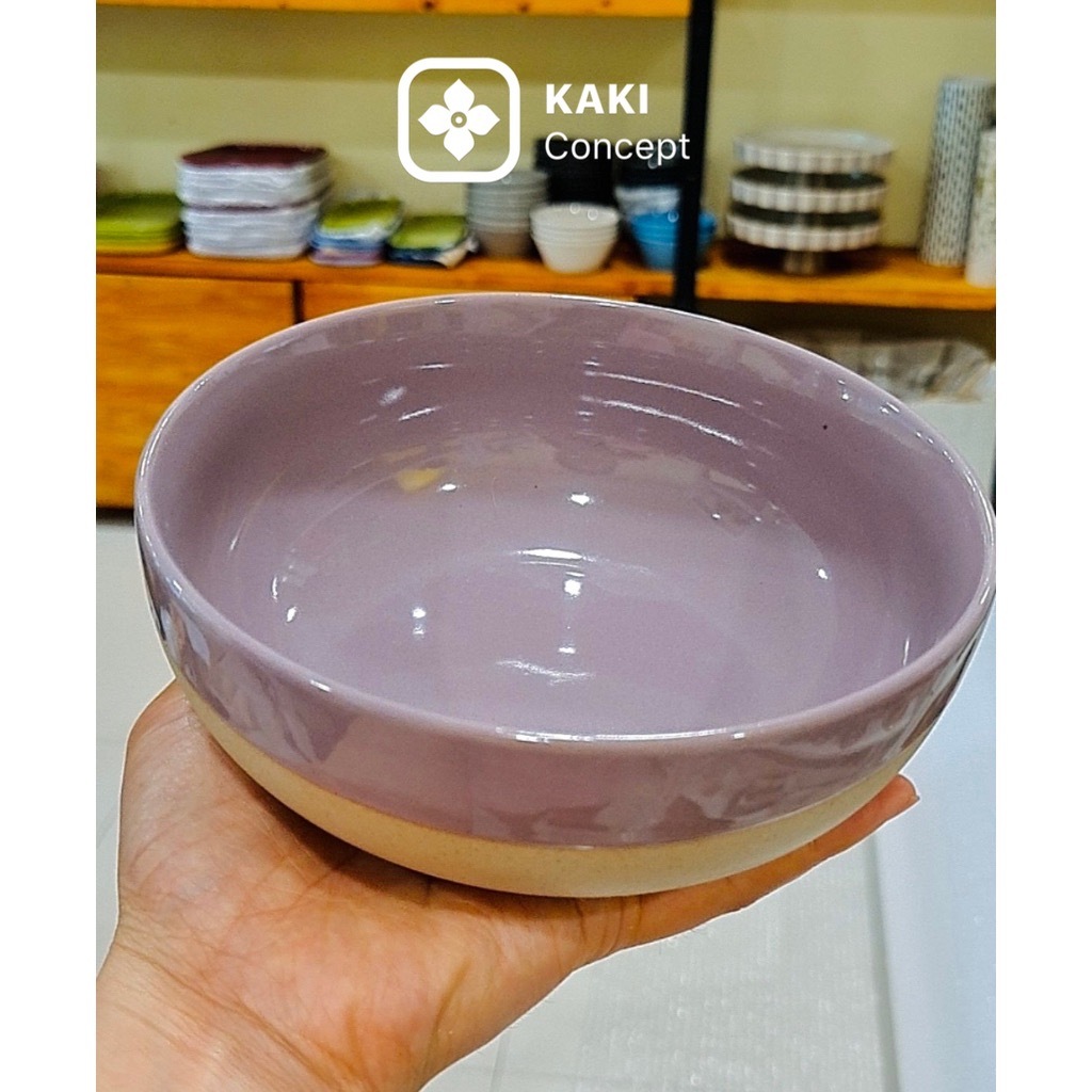 Bát trộn salad - Bát ăn mì - Bát gốm KINTA 15cm