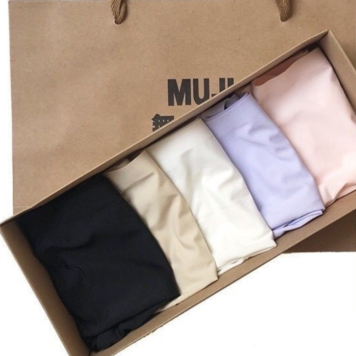 Set 5 Quần Lót Nữ - GONA - Cotton Muji Kháng Khuẩn Xuất Nhật Loại 1