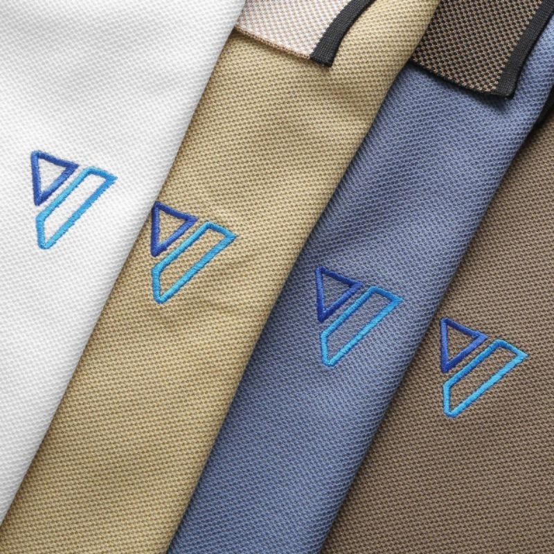 Áo thun nam cổ bẻ phối mới