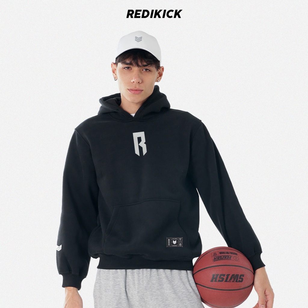 Áo Hoodie Redikick Signature nỉ bông Unisex dày dặn chơi bóng rổ tennis tập gym chạy bộ - A23024