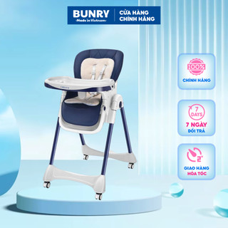 Ghế ăn dặm cho bé Chilux Grow V cao cấp cho bé tập ăn có thể gấp gọn và điều chỉnh độ cao, ghế ăn dặm gấp gọn Bunry Shop