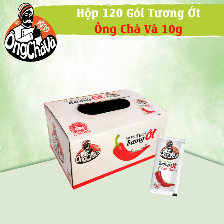 Hộp 120 Gói Tương Ớt Ông Chà Và 10g