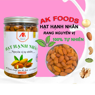 500gram hạt hạnh nhân rang chuẩn nhập khẩu mỹ - ak foods