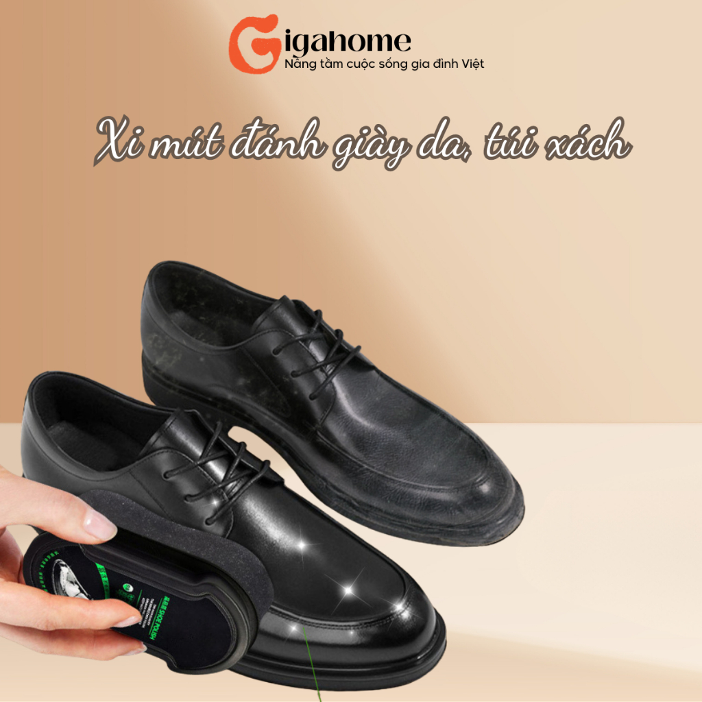 Miếng Lau Giày, Đồ Da GIGAHOMEVN Siêu Sạch, Bảo Vệ Và Bảo Quản Đồ Da Hiệu Quả 4063
