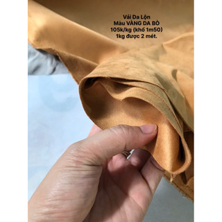 vải Da Lộn - nhiều màu (bán theo ký)