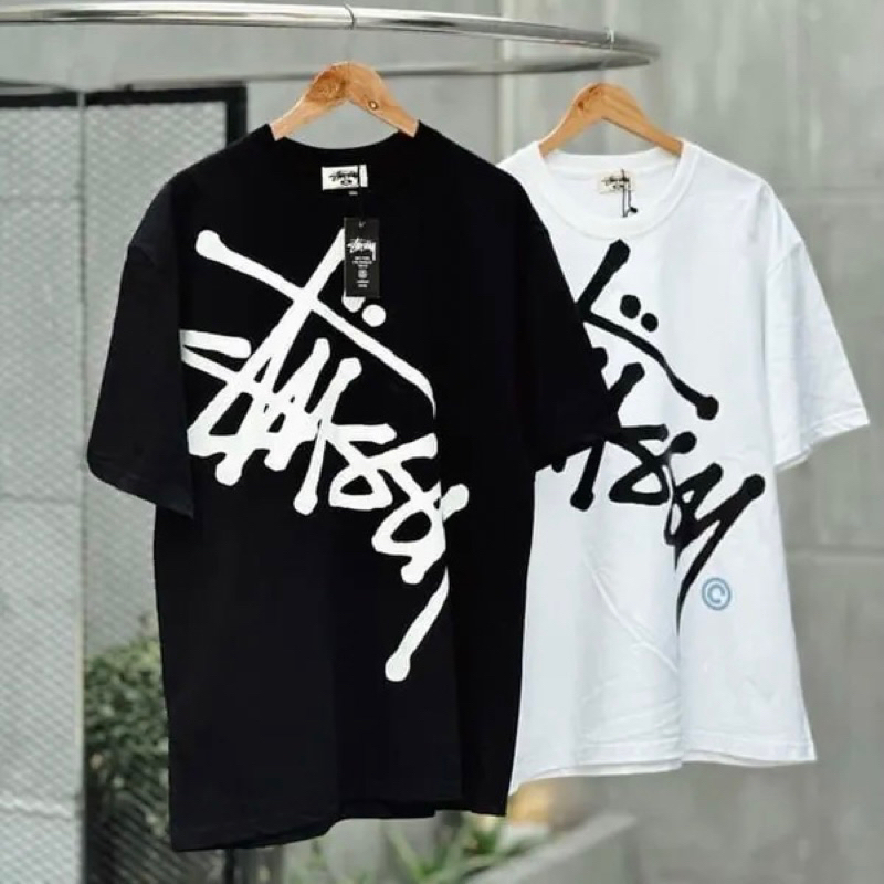 ÁO THUN STUSSY BIG LOGO FULL TAG MÁC COTTON MỀM MỊN CHUẨN